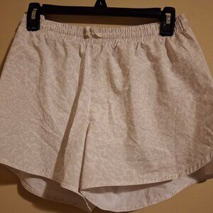 Off White Cheetah Shorts